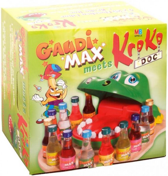 Gaudi Max Kroko Doc Spiel mit 100 Stk 2 cl Shots 16/17% Deutschland