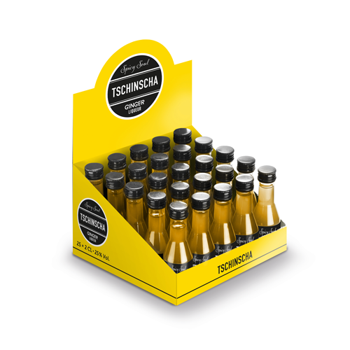 TSCHINSCHA Ginger Shot BOX 25 x 2 cl / 25 % Schweiz