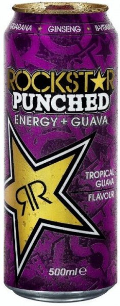 ROCKSTAR Punched Energy + Guava 500 ml UK