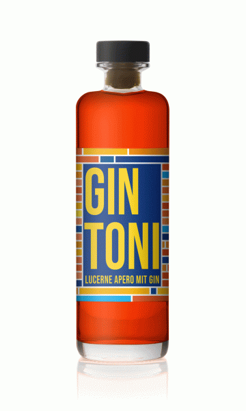 GIN TONI Lucerne APERO based on gin 50 cl / 11 % Switzerland.