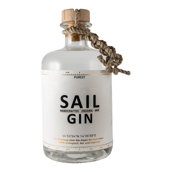 SAIL GIN Handcrafted Organic Dry Gin 50 cl / 44 % Österreich
