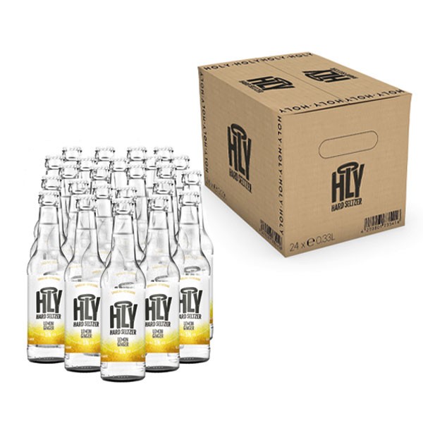 HOLY Hard Seltzer LEMON - GINGER Kiste 24 x 330 ml / 5 % Deutschland