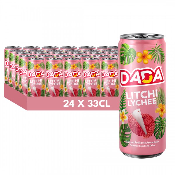 DADA Drinks LITCHI - Lychee Kiste 24 x 330 ml Frankreich