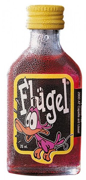 Flügel Johannisbeer Shot mit Koffein 20 ml / 15 % Holland