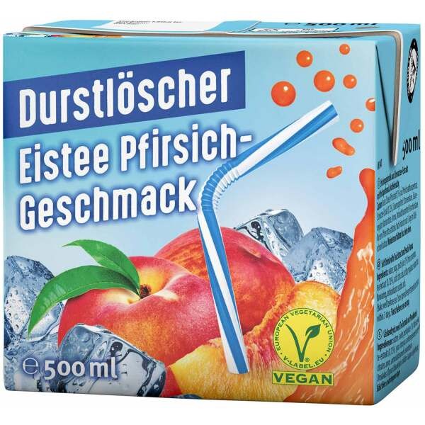 DURSTLÖSCHER Eistee PFIRSICH 500 ml Deutschland