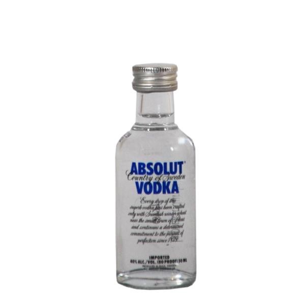 Absolut BLUE MINIATURE 5 cl / 40 % Schweden