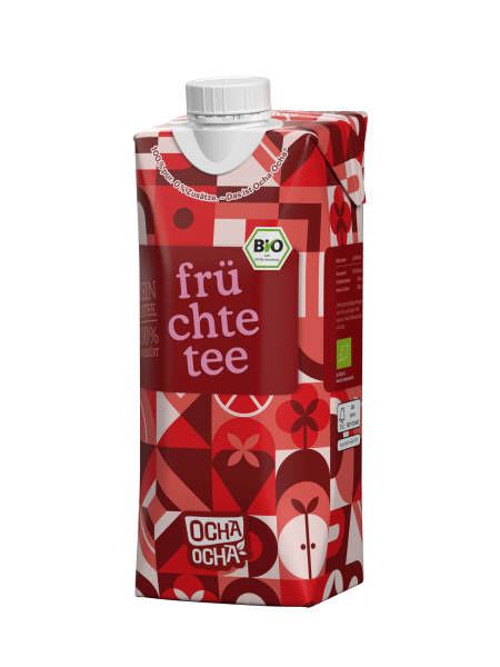 OCHA OCHA organic FRUIT ICE TEA without sugar - organic - caffeine free - vegan 500 ml Germany