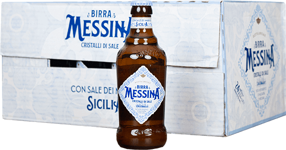 Birra MESSINA CRISTALLI DI SALE Bier Kiste 24 x 330 ml / 5 % Italien