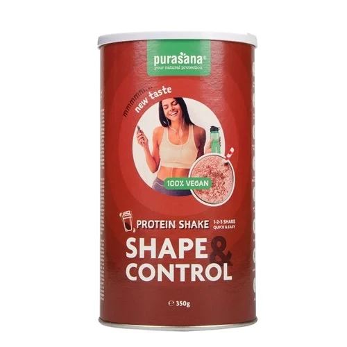 Purasana Shape & Control - Vegan protein shake CHOCOLATE BIO 350 Gramm