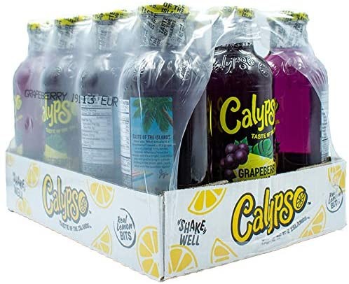 CALYPSO Grape Lemonade Kiste 12 x 473 ml USA