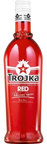 TROJKA RED Vodka Likör 70 cl / 24 % Schweiz