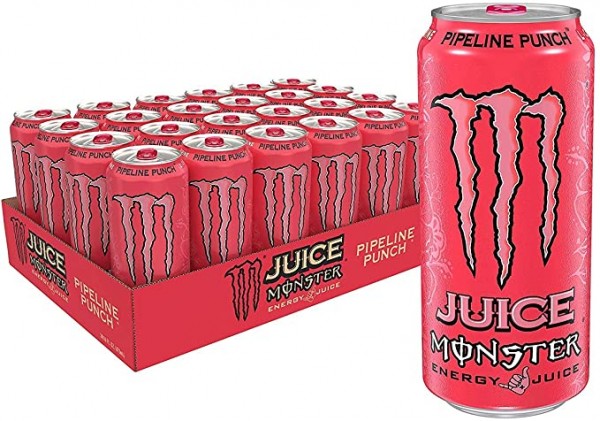 MONSTER PIPELINE PUNCH + ENERGY Kiste 12 x 500 ml UK