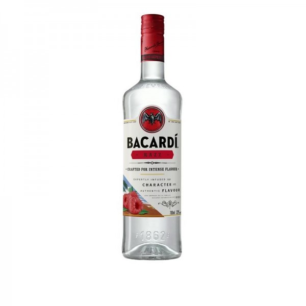 BACARDI RAZZ Raspberry flavoured Rum Drink 70 cl / 32 % Puerto Rico