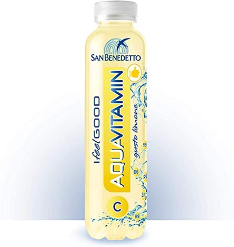 San Benedetto Aquavitamin I feel Good wasser mit zitrone Limone Geschmack PET Kiste 12 x 40 cl Italien