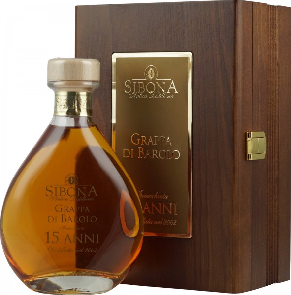 SIBONA Grappa di Barolo 15 ANNI 50 cl / 44 % Italien