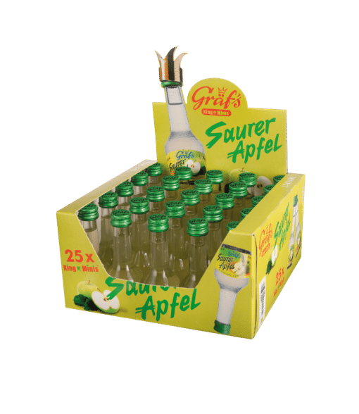 Gräf's SAURER APFEL Shots Box 25 x 2 cl / 18 % Deutschland