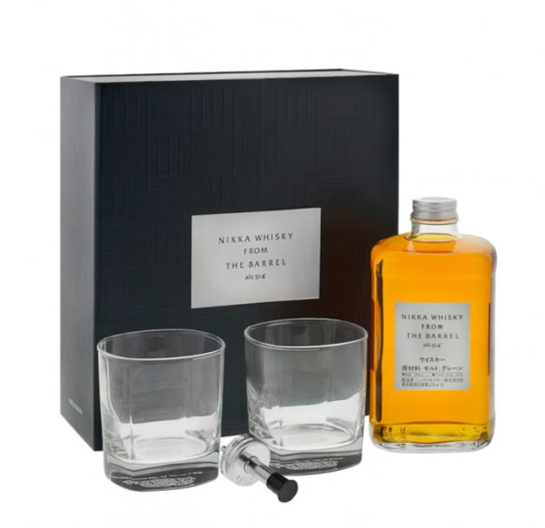 NIKKA SET from the Barrel Blended Whisky mit 2 Gläsern uns Ausgiesser 50 cl / 51.4 % Japan