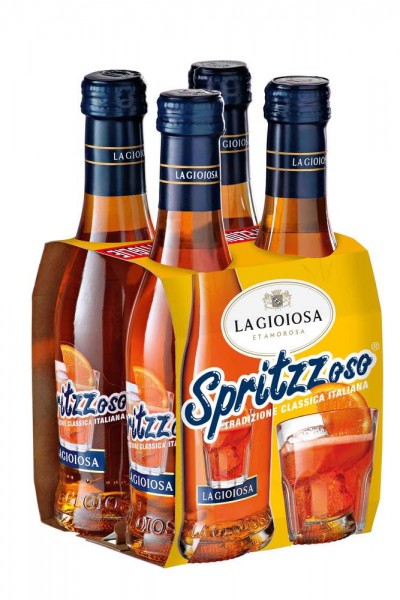 La Gioiosa SPRITZZoso Aperitiv Glasflasche Kiste 24 x 200 ml / 7 % Italien