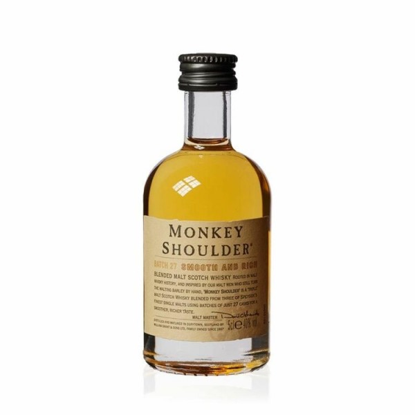 MONKEY SHOULDER Blended MALT Scotch Whisky MINIATURE 5 cl / 40 % Schottland