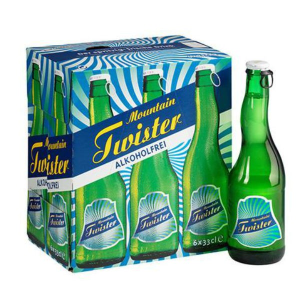 MOUNTAIN TWISTER Mixdrink Apfellimonade und alkoholfreies Bier Kiste 24 x 330 ml Schweiz