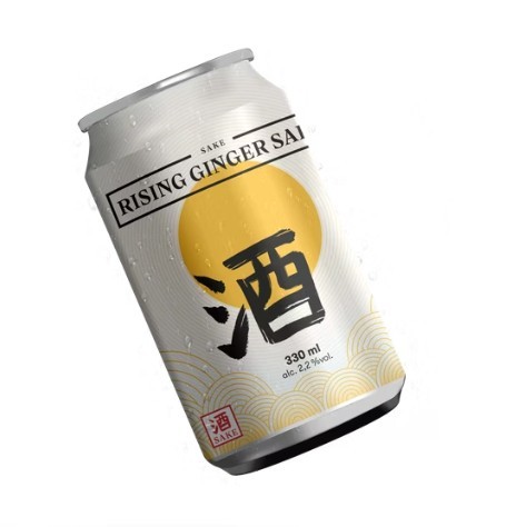 RISING Ginger SAKE 330 ml / 2.2 % Schweiz