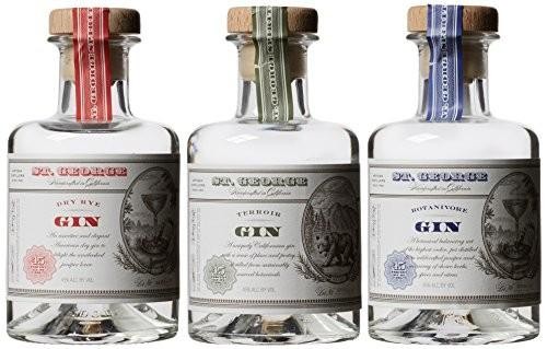 ST. GEORGE Combo Gin Set 3 x 20 cl / 45 % USA
