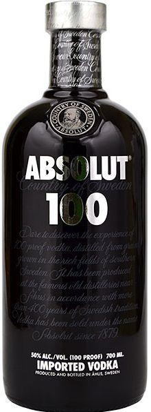 Absolut 100 Vodka 70 cl / 50 % Schweden