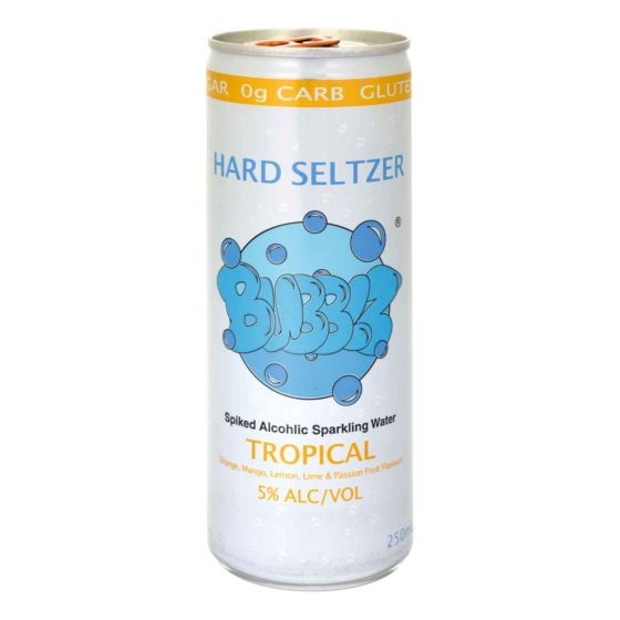 BUBBLZ Hard Seltzer TROPICAL 250 ml / 5 % UK