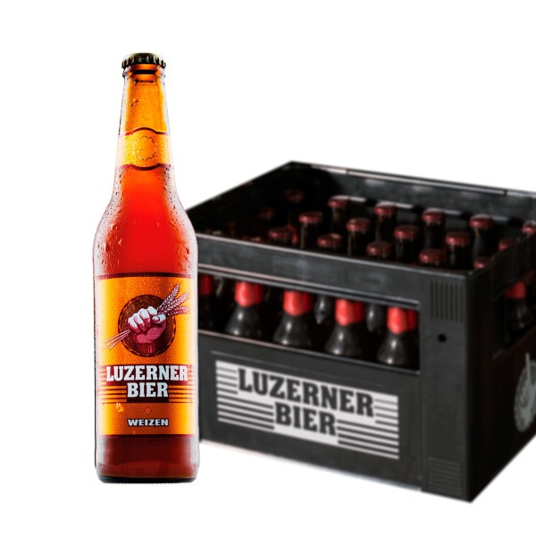 LUZERNER Bier WEIZEN Kiste 20 x 500 ml / 5.2 % Schweiz