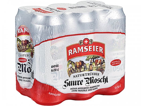 Ramseier SUURE MOSCHT Naturtrüeb ALKOHOLFREI Dose Kiste 24 x 500 ml Schweiz