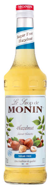MONIN Premium HASELNUSS Sirup ZUCKERFREI 70 cl Frankreich