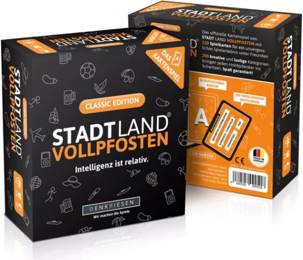 Denkriesen STADT LAND VOLLPFOSTEN - Das Kartenspiel - Classic Edition Deutschland