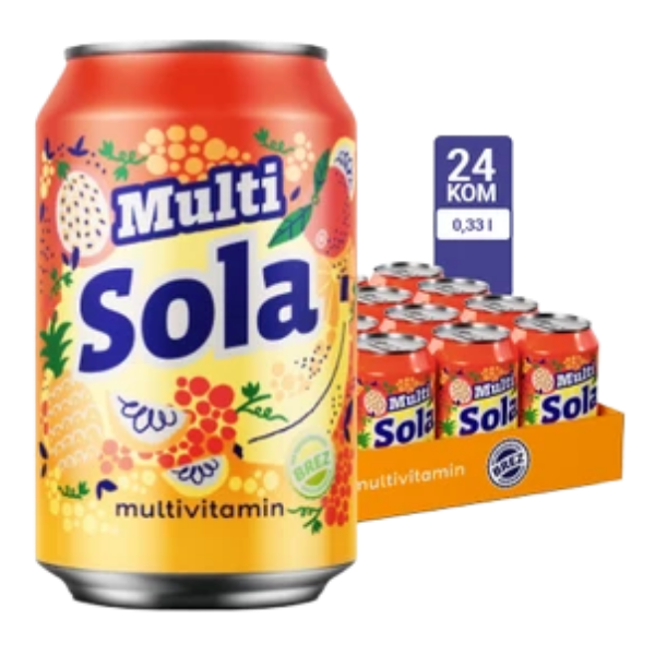 SOLA MULTI Multivitamin Saft Kiste 24 x 330 ml Slowenien