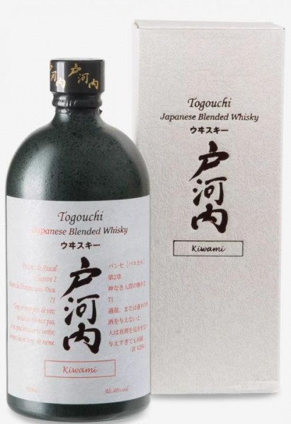 TOGOUCHI KIWAMI Blend Premium Japanese Whisky 70 cl / 40 % Japan