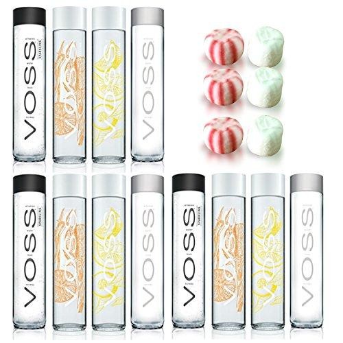 VOSS FLAVORED Sparkling Water LIME MINT Kiste 12 x 375 ml Norwegen