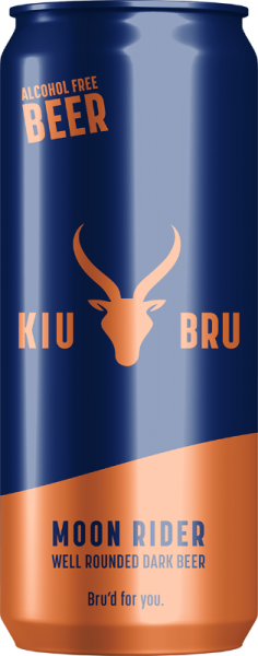 KIU BRU Moon Rider balanced dark beer Non-alcoholic 330 ml