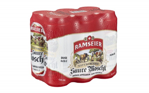 Ramseier SUURE MOSCHT Naturtrüeb Dose Kiste 24 x 500 ml / 4 % Schweiz