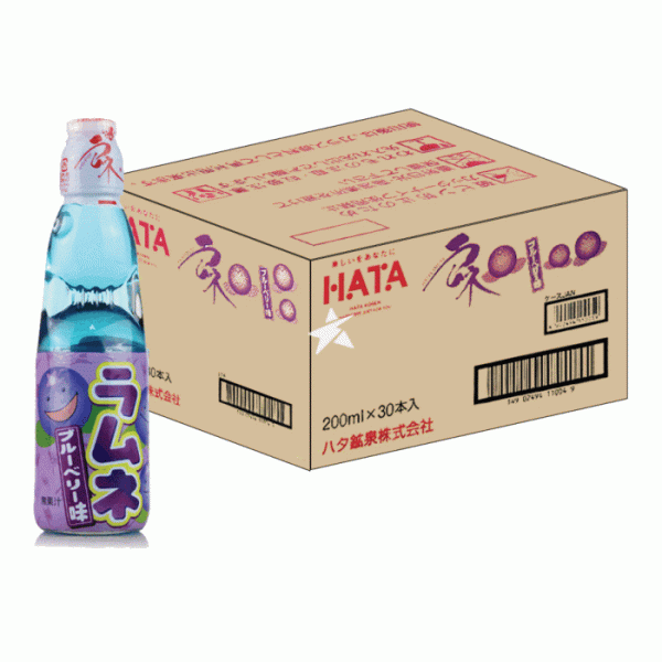 Hata RAMUNE Drink BLUEBERRY Kiste 30 x 200 ml Japan