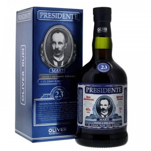 PRESIDENTE Marti Rum 23 Years Solera 75 cl / 40 % Dom. Rep.