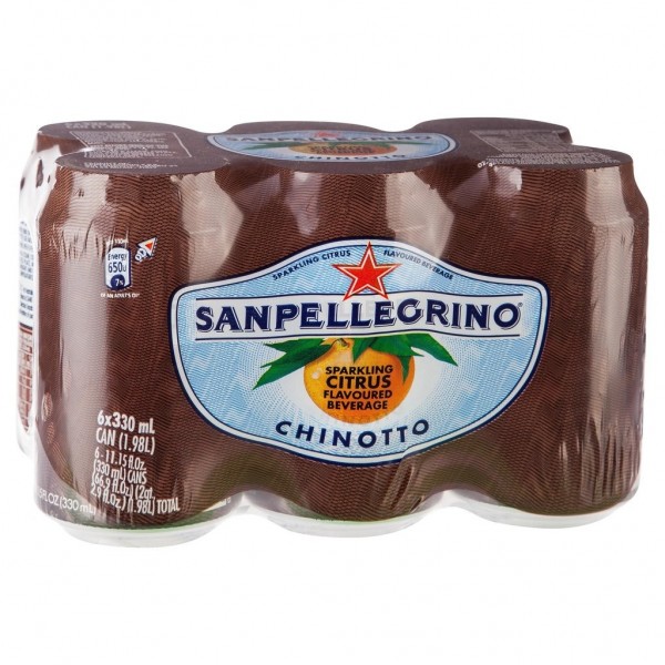 SanPellegrino Chino il Chinotto Kiste 24 x 330 ml Italien