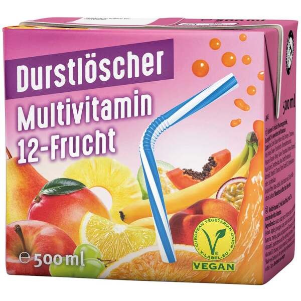 DURSTLÖSCHER Eistee MULTIVITAMIN 500 ml Deutschland