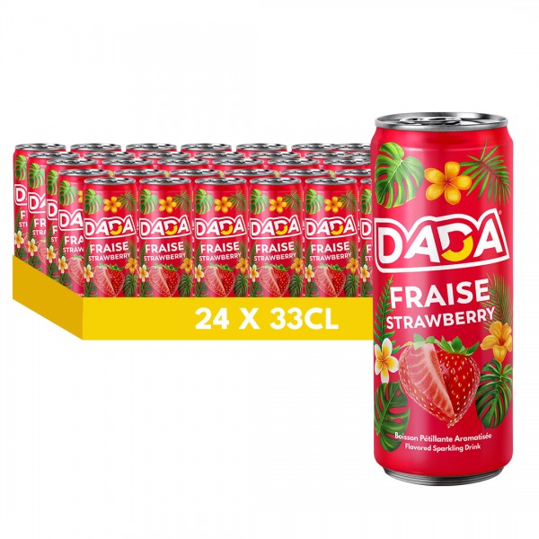 DADA Drinks FRAISE - Strawberry Kiste 24 x 330 ml Frankreich