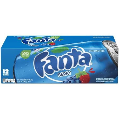 Fanta Berry Case 24 x 355 ml USA