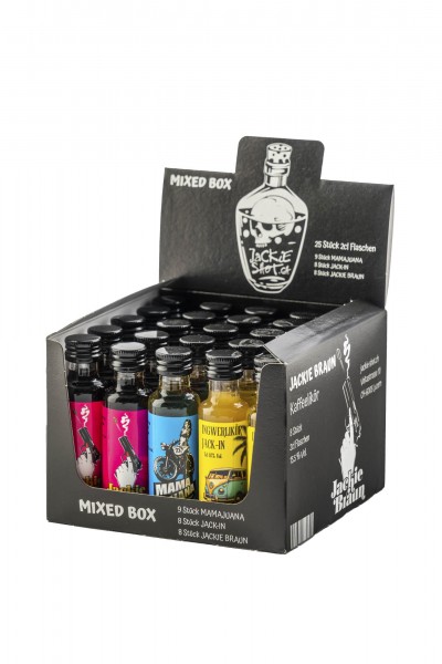 JACKIE-SHOT MIXED BOX Shot Box 25 x 2 cl / 20 % Schweiz