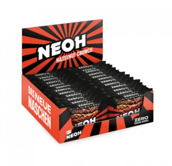 NEOH WAFFELN Hazelnut Crunch Zero Sugar Added Box 24 x 21 Gramm Österreich