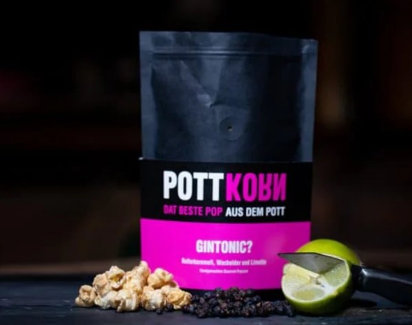 POTTKORN GIN TONIC Popcorn 80 gram Germany