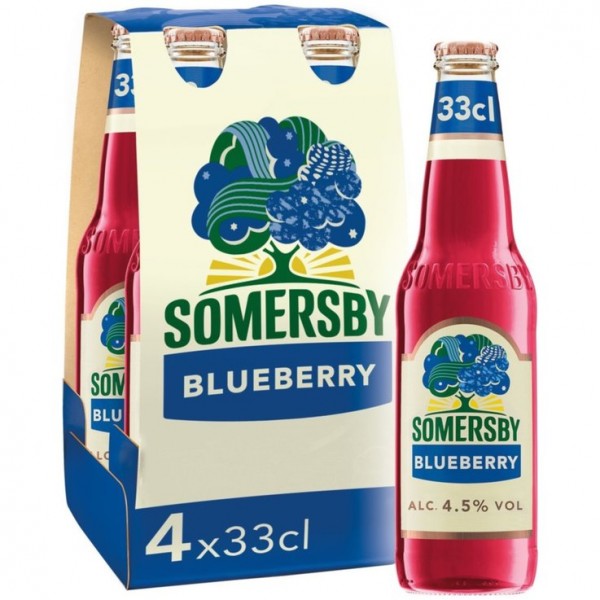 SOMERSBY BLUEBERRY Cider Flasche Kiste 24 x 330 ml / 4.5 % Schweiz