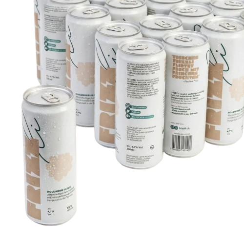 FRIZZli Holunder Kiste 24 x 330 ml / 4.7 % Schweiz
