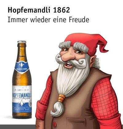 Baarer Hopfemandli 1862 Original Kiste 24 x 330 ml / 4.8 % Schweiz