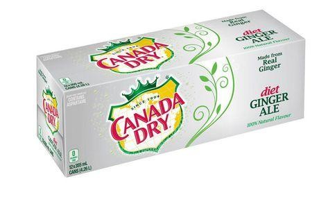 Canada Dry DIET Ginger Ale Case 24 x 355 ml USA